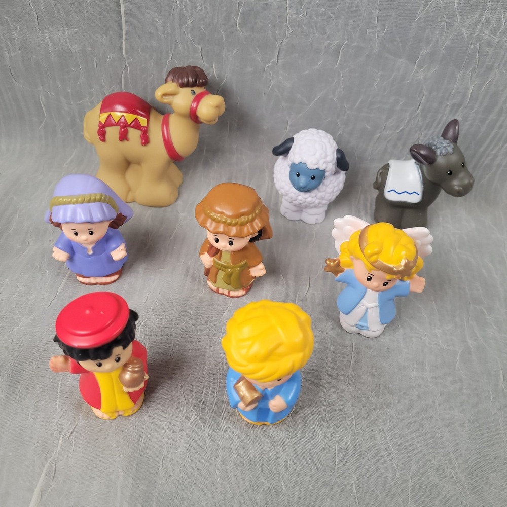 Fisher-Price Little People Nativity Figures Toddler Lot 8 2019 Replacements
